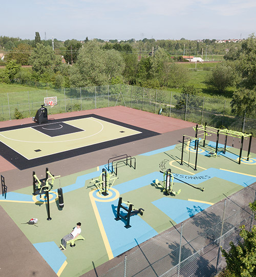 espace de fitness outdoor